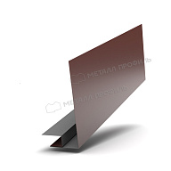 Планка карнизного свеса сложная 22мм 280х50х3000 NormanMP (ПЭ-01-RR32-0.5)